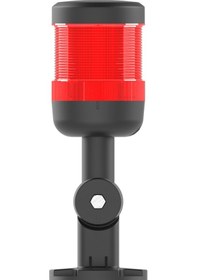 Resim Mesan Ø66 1 Kat Modüler Işıklı Kolon Multi Led Devrilme Aparatlı Kırmızı 110-220vac Ms 82610.1.110-220vac 