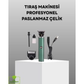 Resim Nemere Profesyonel Şarjlı Tıraş Makinesi - 180 Dakika Kullanım, 2.5 Saat Hızlı Şarj, Evrensel USB 