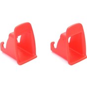 Resim 10 Pairs Csjy-4001 Araba Çocuk Güvenliği Koltuk Arabirimi Kılavuzu Yuvası Red 