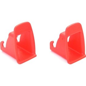 Resim 10 Pairs Csjy-4001 Araba Çocuk Güvenliği Koltuk Arabirimi Kılavuzu Yuvası Red 