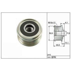Resim Valeo 588074 Rulmanlı Kasnak Porsche 911 996 99660315250 