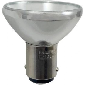 Resim Philips 20W 12V 3000K BA15D Halojen Çanak Ampul 