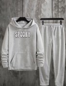 Resim uyguntarz Unisex Spooky Baskılı Eşofman Takımı 