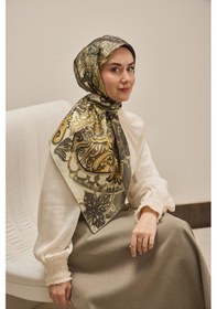 Resim Silk Home Twill İpek Eşarp 11512-39 Hardal 