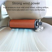 Resim Padalink Araç Koltuğu İçin Usb Bağlantılı 3 Kademeli Hız Ayarlı Hava Sirkülasyon Fanı - Cf01 Siyah 