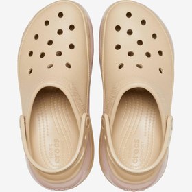Resim Crocs Classic Mega Crush Clog Kadın Bej Terlik 