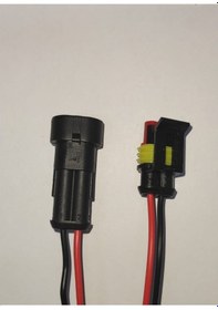 Resim Süper Seal Su Geçirmez 10 Cm 0,75 Kablolu Konnektör Soket Takım 1Pin 