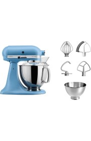 Resim Kitchenaid 5KSM175PSEVB Artisan Velvet Blue 4.8 Litre Mutfak Şefi 