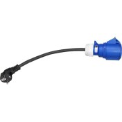 Resim Skyeyyt Ev Şarj Cihazı Dişi Fiş 3 Pim Adaptörü Su Geçirmez Bağlantı Wallmount Socket 32A 1faz 7kw Taşınabilir Şarj Cihazı Ab Fiş (Yurt Dışından) 