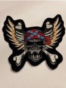 Resim StüdyoÜmitTişört Skull Iskelet-kurukafa Gothıc Pırate Bıker,pantera Patch-peç,arma Ve Kot Yaması 