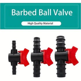 Resim Willowhaven 2 Adet G1/2 İnç Erkek Dişli Damlama Sulama Ve Akvaryum İçin Hortum Bağlantılı Küresel Vana 