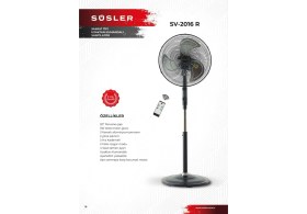Resim Süsler SV-2016R Sanayi Tipi Kumandalı Vantilatör 
