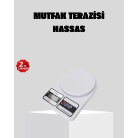 Resim Belle Fusion Mey Ithalat® LCD Ekranlı Hassas Dijital Mutfak Terazisi - 5kg Kapasite, 1g Hassasiyet 
