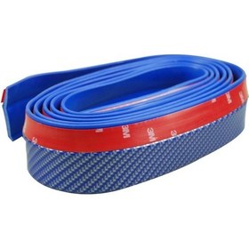 Resim Mavi 2,5 Metre Araba Oto Ön Tampon Koruyucu Kauçuk Pratik Tampon Şerit Bant Döşeme Kiti 5024 