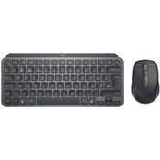 Resim Logitech MX Keys Mini Combo Bolt Alıcılı Kablosuz Klavye + MX Anywhere 3 Mouse Seti Koyu Gri 