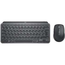 Resim Logitech MX Keys Mini Combo Bolt Alıcılı Kablosuz Klavye + MX Anywhere 3 Mouse Seti Koyu Gri 