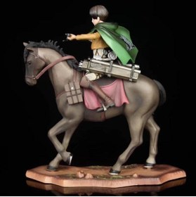 Resim Fillikutum Attack On Titan Levi Soldier Horse Figür 18 Cm Kutulu 