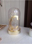 Resim Efor aksesuar Masaüstü Pleksi Ç Harfli Söz Kına Nişan Aksesuarı 