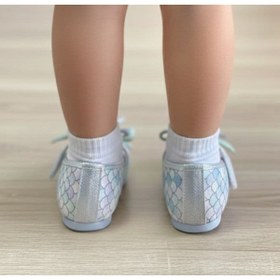 Resim Surpie Shoes Çocuk Renkli Babet, Çocuk Abiye Babet, Kaymaz Tabanlı Çocuk Babet 