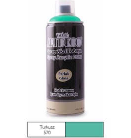 Resim Artdeco Sprey Boya 400 Ml Turkuaz Y-570 