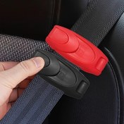 Resim 1 adet Araba Koltuk Kemeri Klipsi, Araba Koltuk Kemeri Durdurma Ayar Klipsi, Kemer Sınırlama Klipsi, Anti-Stretch Boyun ve Karın 
