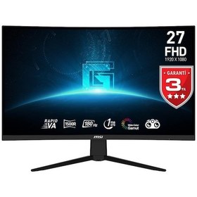 Resim Msı 27" G27c3f 1920x1080 Fhd 16:9 Curve 1500r Rapıd Va 180hz 1ms Freesync Premıum Gamıng Monıtor 