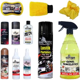 Resim caraks Oto Bakım Oto Temizlik Ürünleri Ebrayn - Paket İçeriği Ürün Açıklamalarında Bulunmaktadır - 11 Parça 
