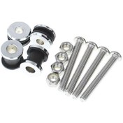 Resim Hightower Harley Sportster Xl 883 1200 2004-üstü Sissy Bar Demontabl Arkalık Bağlantı Donanım Seti Siyah 