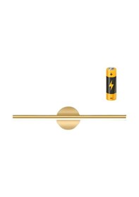 Resim Ömür Avize Modern Kablosuz Tak Çalıştır Ledli Pilli Aplik Banyo Tablo Ayna Aydınlatma Eskitme Gold Pil Dahildir Beyaz 