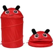 Resim Periboia Katlanabilir Sevimli Oyuncak Ve Çamaşır Sepeti 