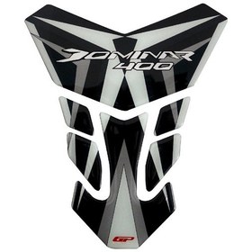 Resim Gp Kompozit Bajaj Dominar 400 2017-2020 Uyumlu Tank Pad Siyah-Gri (522061532) 