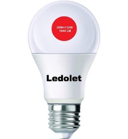 Resim Ledolet Led Ampul 20W Beyaz 6500K 