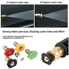 Resim Yulong 10 Adet/takım Araba Yıkama Memesi 1/4 "hızlı Bağlantı 