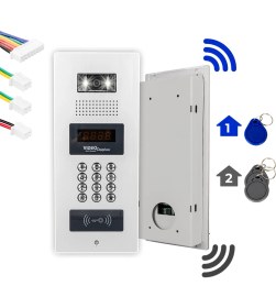 Resim Powermaster 980C98RD Nfc Destekli Görüntülü Diafon Kapı Kilit Akıllı Ev Güvenliği Sistemi Vericisi 