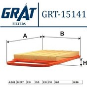 Resim GRAT 15141 HAVA FİLTRESİ POLO IV 9N 02- / FABIA 02- 1.2 AWY 