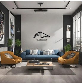 Resim Dekoratif Metal Sanatı Abu Dabi Grand Prix Metal Duvar Tablosu Formula 1 