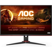 Resim AOC 27G2ZNE/BK 27" 1 ms Full HD 240 Hz Oyuncu Monitörü 