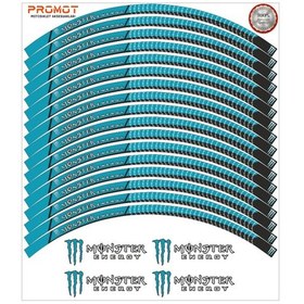 Resim Monster Tasarımlı Jant Şeridi 8 