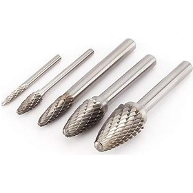 Resim Karbür Metal Ahşap İşleme Ahşap Oyma Taşlama Kafası Çift Yuva Tungsten Çelik Ftype Kavisli Yuvarlak Kafa Döner Sıkıcı Kesici Fx1625m06 