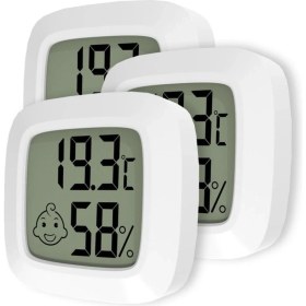 Resim 3 Adet YS28 Mini Sıcaklık ve Nem Ölçer, Pratik ve Güvenilir Ölçüm 