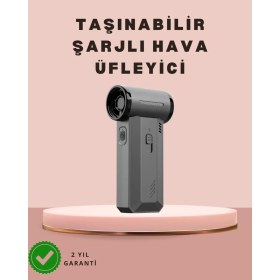 Resim TKÇ Turbo Güçlü Hava Üfleme ve Vakum Makinesi Çok Fonksiyonlu Kullanım 