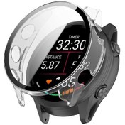 Resim Garmin Forerunner 570 42mm Kılıf Sert Pc Çok Yönlü Saat Kılıfı Ve Temperli Cam Filmi 