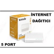 Resim Tenda 5 Port 10 / 100 Mbit Internet Hub Çoğaltıcı Ethernet Switch 
