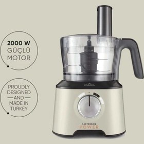Resim Karaca Mastermaid Power Essential 2000 W Mutfak Robotu Ve Blender Seti 