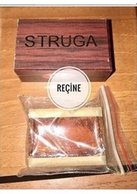 Resim Struga Özel Ahşap Sandık Kutulu Büyük Boy Keman Reçinesi 