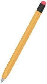 Resim Tablet Kalemi Kılıfı M-Pencil 1/2/3.Nesil Klasik Retro Tasarım Mat Silikon Sarı, 87006327 