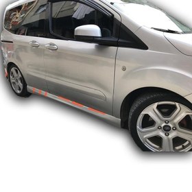 Resim Ford Courier 2014 - 2018 Sport Marşpiyel Plastik Boyasız 
