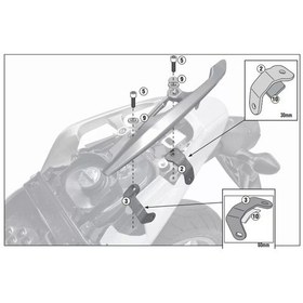 Resim Gıvı 1109fz Honda Integra 700 12-13 Arka Çanta Taşıyıcı Tek Renk 
