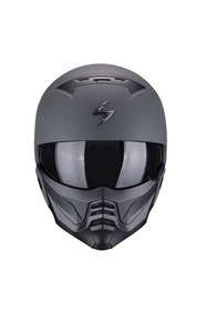 Resim Scorpion Exo Combat 2 Graphite Modüler Motosiklet Kaskı Koyu Gri 