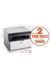 Resim Brother Laserjet DCP1511 2T Brother Orijinal 2 Tam Dolu Tonerli Lazer Yazıcı 